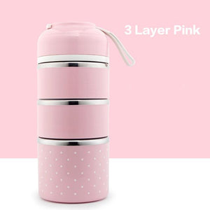 Leak-Proof Stainless Steel Thermal Lunch Boxes